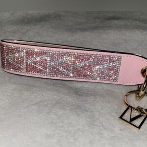 Pink and Silver Sparkly Key Holder